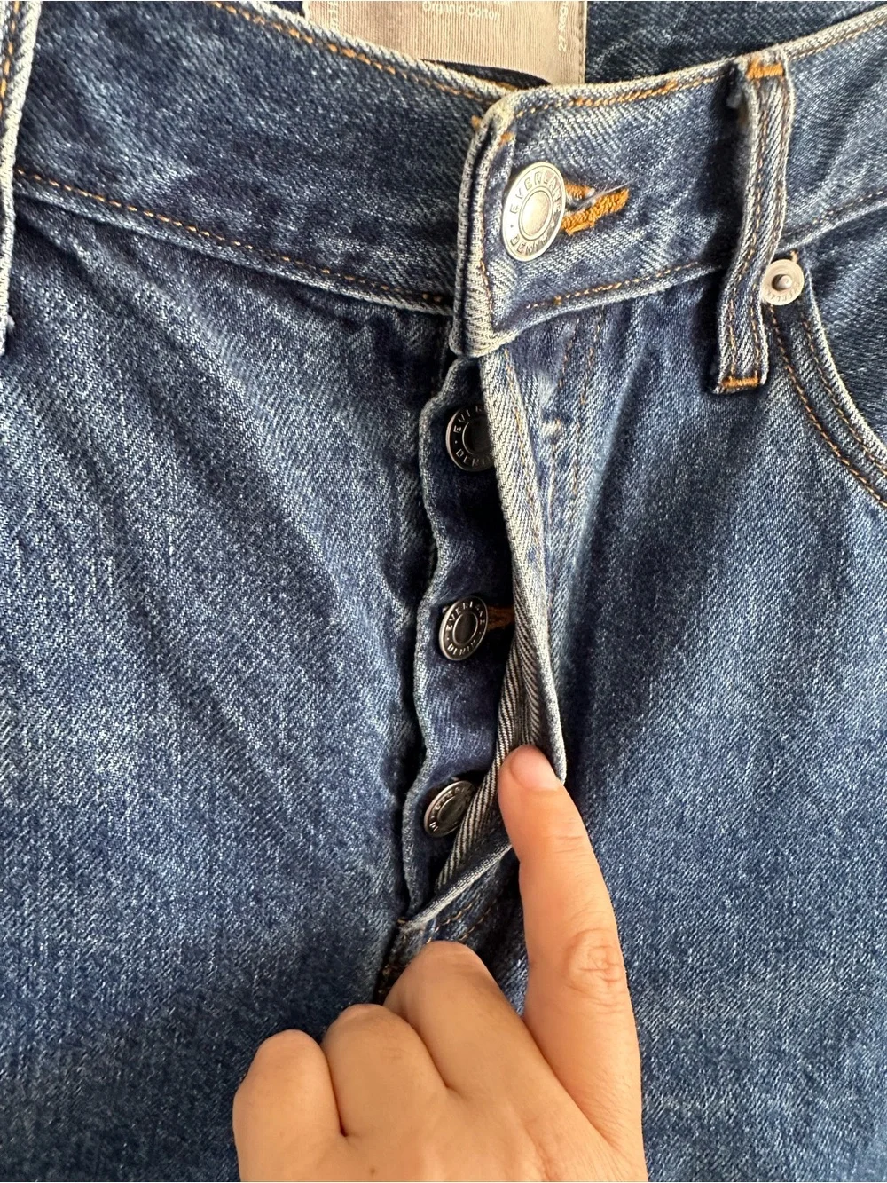 Everlane Women's Boyfriend Jeans - Indigo Blue The 90’ Cheeky Jeans